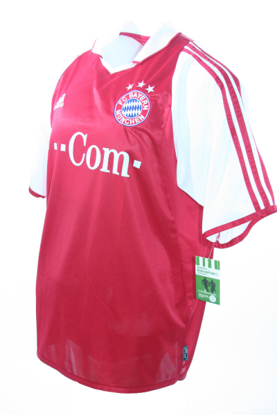 Adidas FC Bayern München Trikot 13 Michael Ballack 2004/05 Heim T-com Herren XL