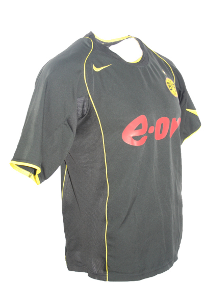Nike Borussia Dortmund Trikot 14 Ebi Smolarek 2004/05 Schwarz E-On BVB Herren XL