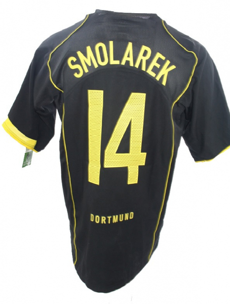 Nike Borussia Dortmund Trikot 14 Ebi Smolarek 2004/05 Schwarz E-On BVB Herren XL