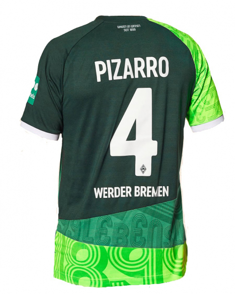 Umbro SV Werder Bremen jersey 4 Claudio Pizarro 2018/19 120 year anniversary men's S/M/L/XL/XXL