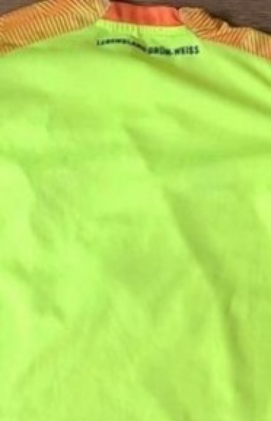 Umbro SV Werder Bremen Torwart-Trikot mit Hose 2018/19 gelb Wiesenhof Herren L