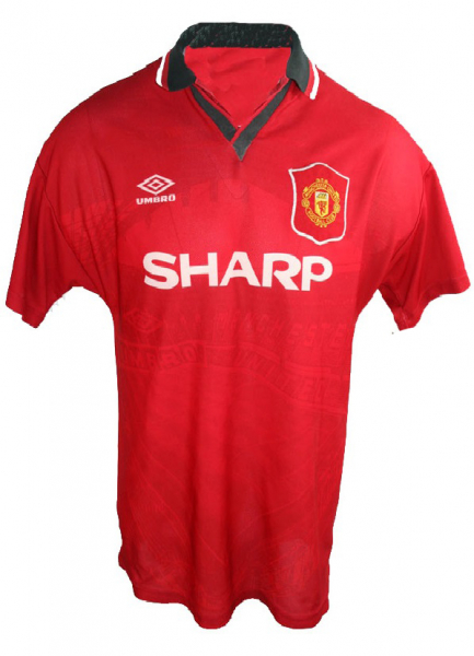 Umbro Manchester United jersey 7 Eric Cantona 1994/95 matchworn sharp red men's XXL/2XL