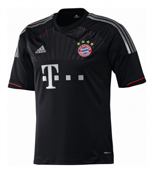 Adidas FC Bayern München Trikot 14 Claudio Pizarro 2012/13 auswärts schwarz Herren XL