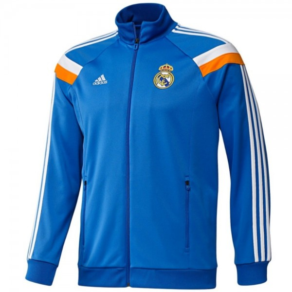 Adidas Real Madrid Trainngs-Jacke Anthem Track Top Performance Blau Herren L