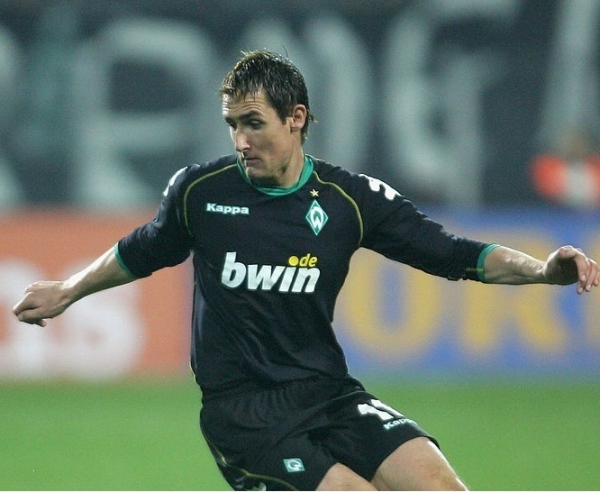 Kappa Werder Bremen camiseta 11 Miroslav Klose 2006/07 Bwin Event negro S