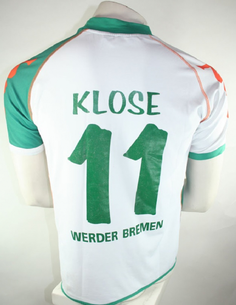 Kappa SV Werder Bremen Trikot 2006/07 Diego Klose Bwin heim weiß Herren S, L, XL oder XXL/2XL