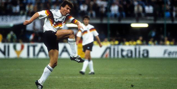 Adidas Alemania camiseta 7 Littbarski 13 Riedle 18 Klinsmann 1990 senor S, M o L