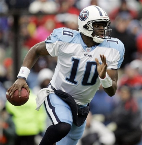 Reebok Tennessee Titans Trikot 10 Vince Young NFL Weiß Herren XL