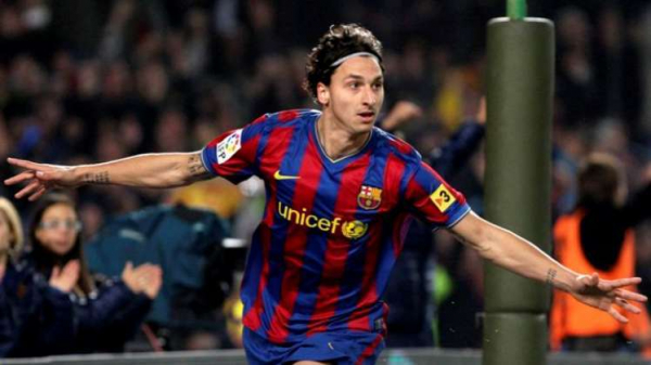 Nike FC Barcelona jersey 9 Zlatan Ibrahimovic 2009/10 Unicef men's S